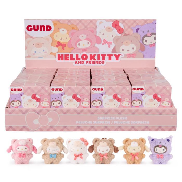Hello Kitty & Friends: Cafe Latte Plush Series Blind Box (Single)