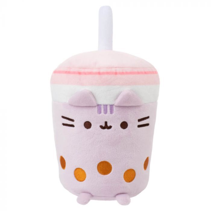 Pusheen: Plush - Pusheen Sips Purple Boba Tea