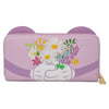 Mickey Mouse - Minnie Holding Flowers Zip Purse