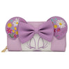 Mickey Mouse - Minnie Holding Flowers Zip Purse