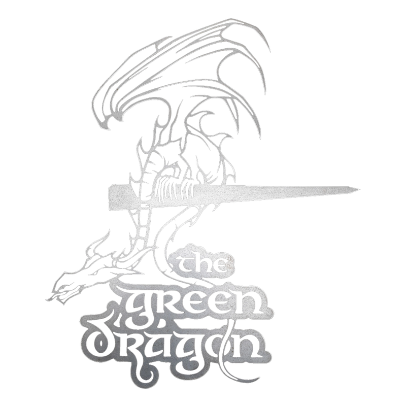 Lord of the Rings - The Green Dragon Metalbird Corten Steel Silhouette