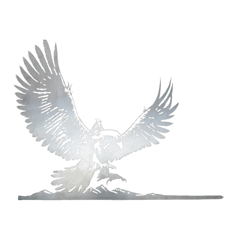 Lord of the Rings - Gandalf on Gwaihir Metalbird Corten Steel Silhouette