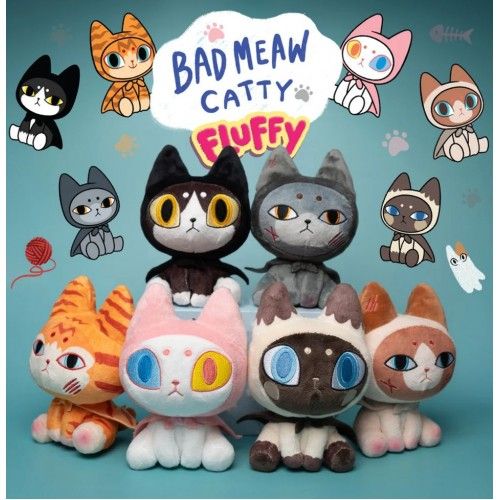 Bad Meaw Kitty: Fluffy Series Blind Box (Single)