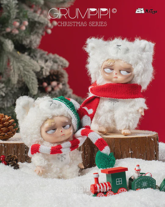 Sleepless Grumpipi: - Snowlight Tale Series Plush Blind Box (Single)