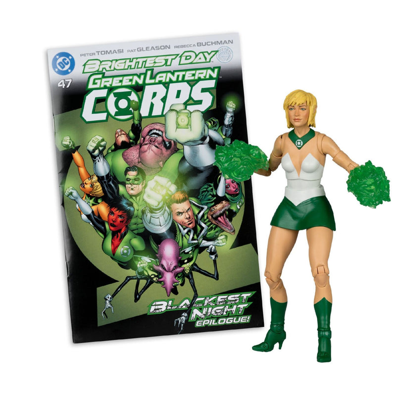 DC Direct - Arisia (Green Lantern Corps #47) Page Punchers 7 Inch Action Figure with Comic
