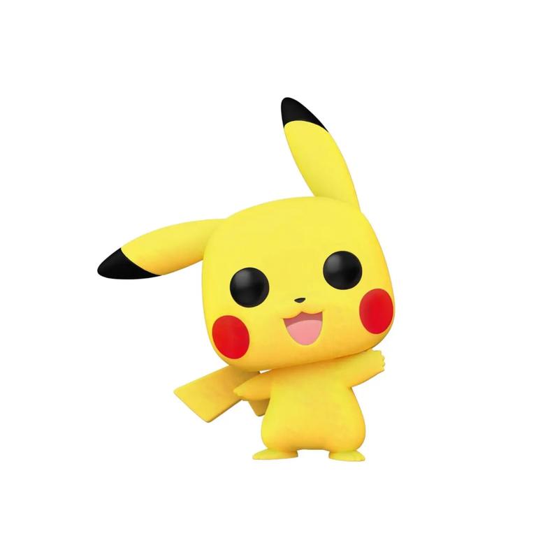 Pokemon - Pikachu Waving Flocked (US Exclusive) Pop! Vinyl FIgure