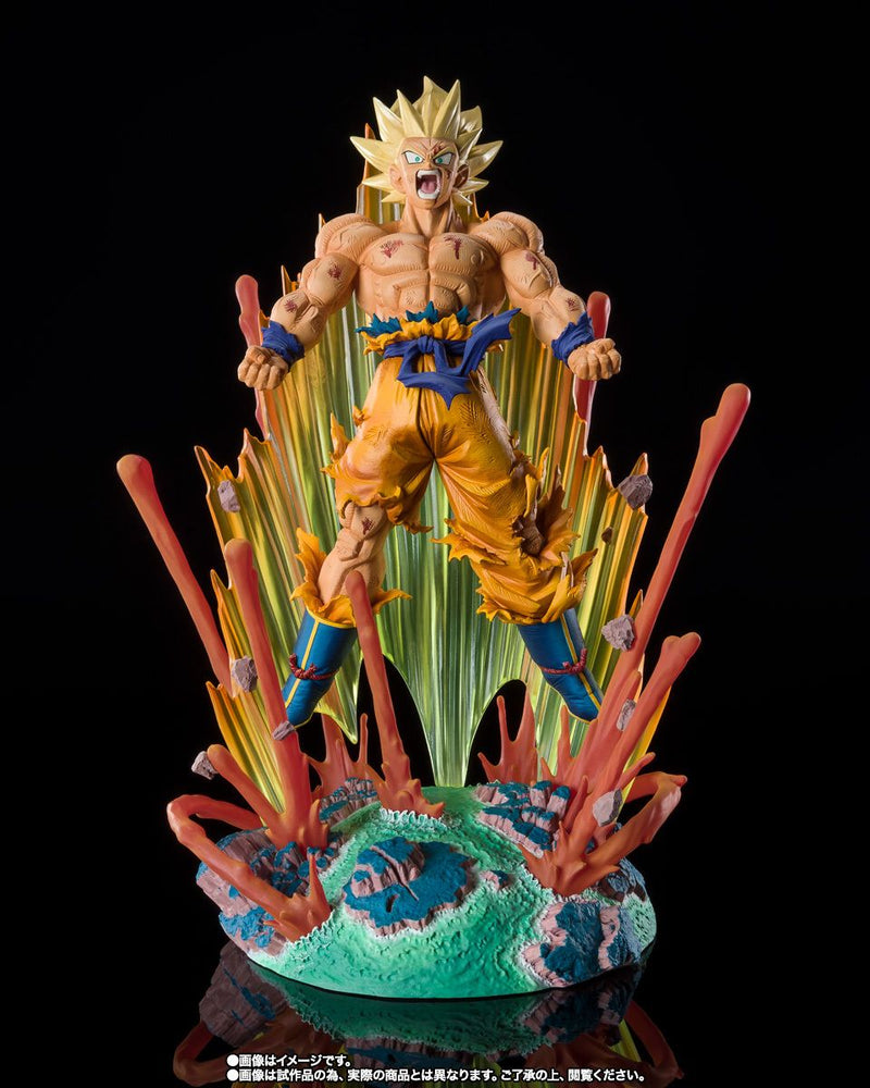 Dragon Ball Z - Goku SS 'Are you talking about Krillin?!!!!!' Figuarts Zero Extra Battle Statue