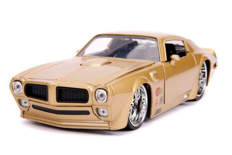 Big Time Muscle - Pontiac Firebird 1972 Gold 1:24 Scale Diecast Vehicle