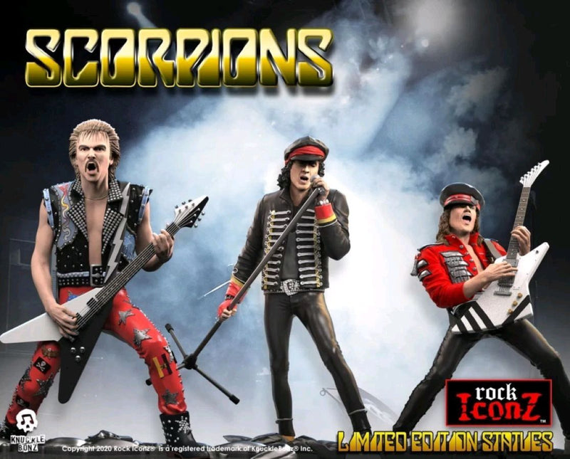 Scorpions - Rudolf, Klaus & Matthias Rock Iconz Statue Set