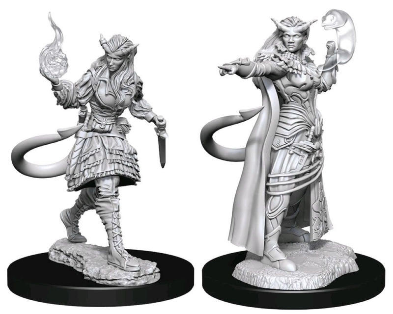 Dungeons & Dragons - Nolzurs Marvelous Unpainted Minis: Tiefling Sorcerer Female