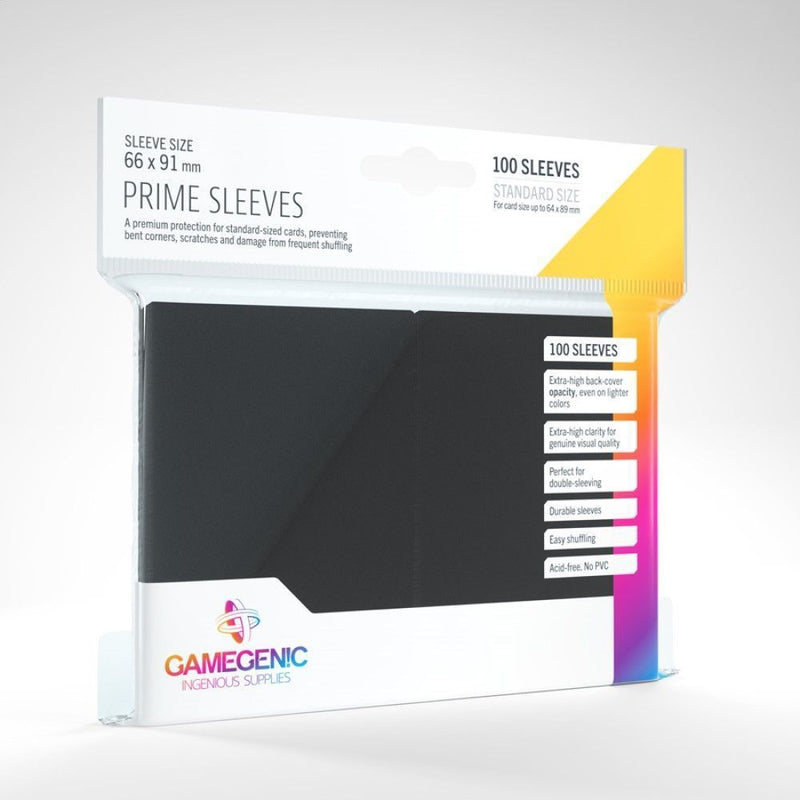 Gamegenic Prime 100ct Black Sleeves