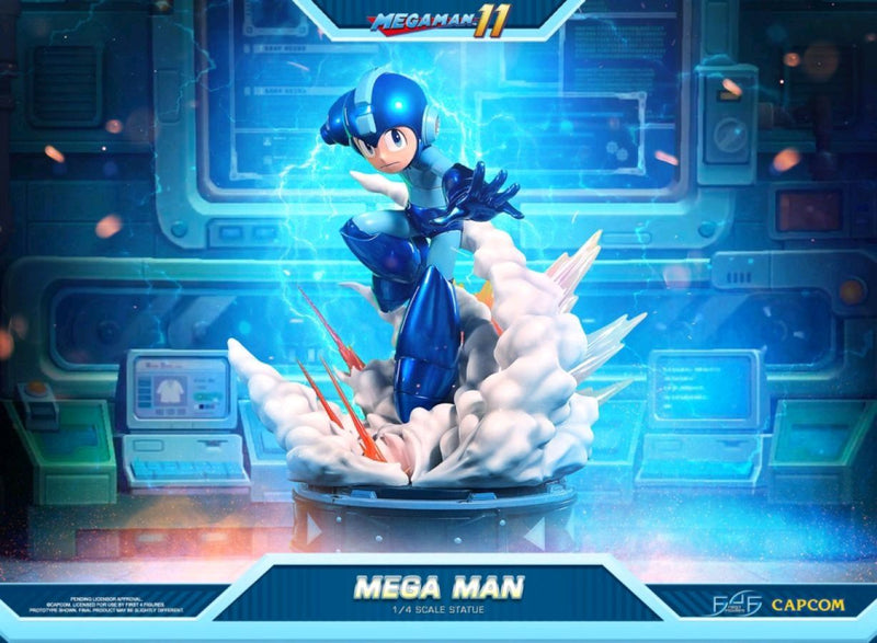 Mega Man XI - Mega Man Statue