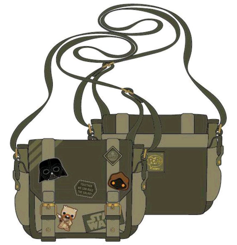 Star Wars - Green Canvas Patch Messenger Bag