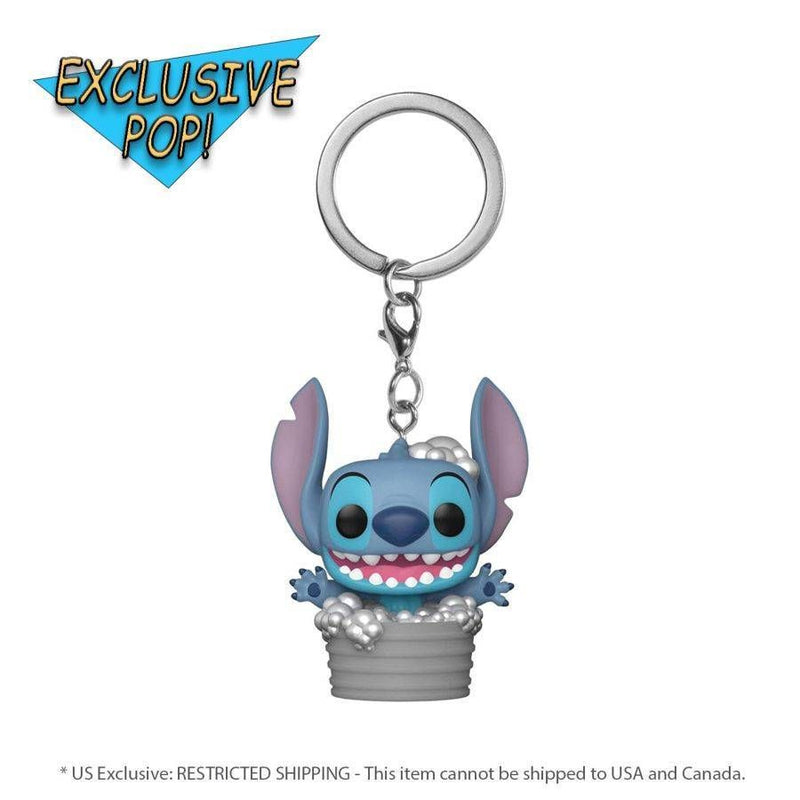 Lilo & Stitch - Stitch in Bathtub (US Exclusive) Pop! Keychain