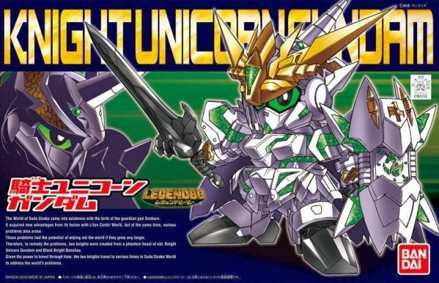 BB385 LEGEND BB KNIGHT UNICORN GUNDAM Model Kit