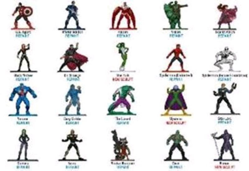 Marvel Comics - Nano Metalfigs 20 Pack Wave 04
