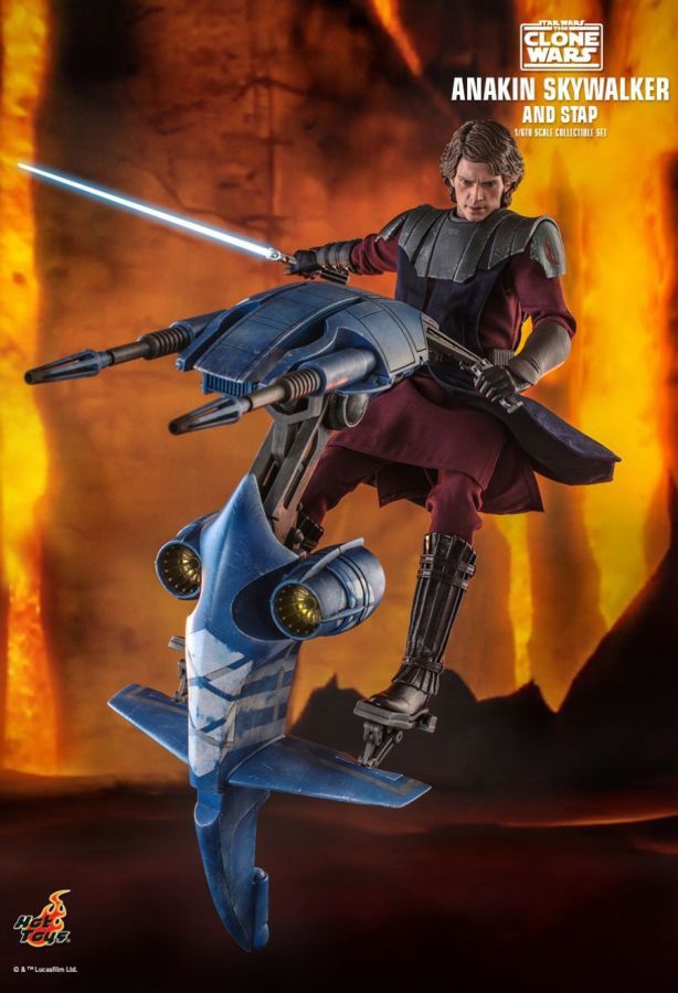 Star Wars: Clone Wars - Anakin & STAP 1:6 Scale 12