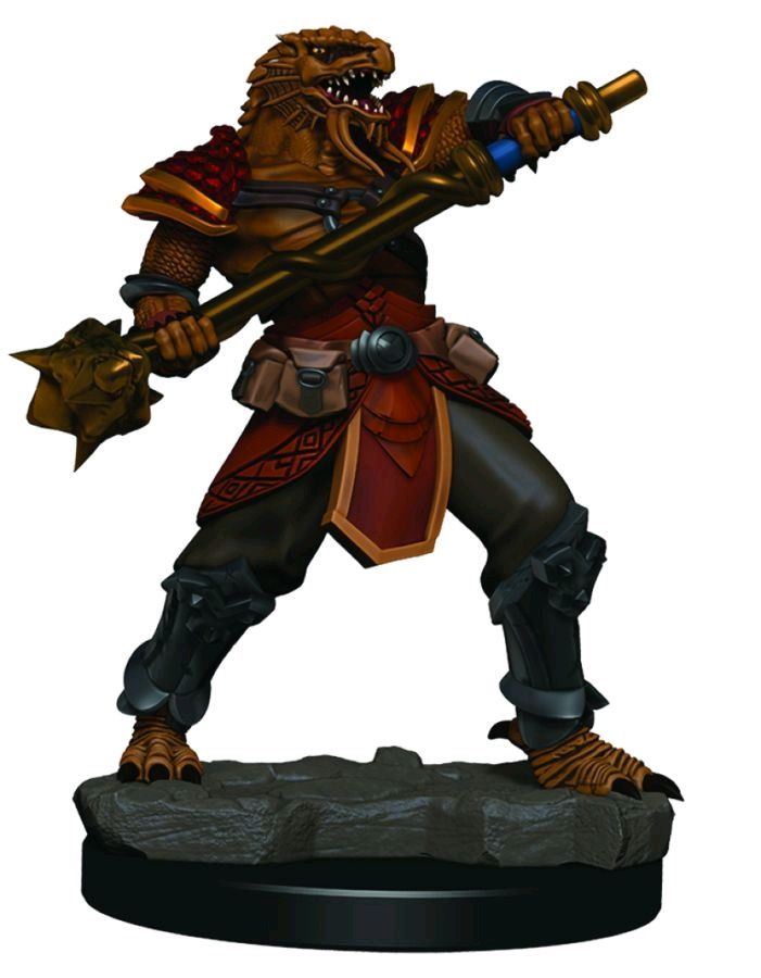 Dungeons & Dragons - Icons of the Realms Male Dragonborn Fighter Premium Miniature