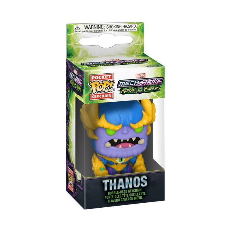 Marvel Mech Strike Monster Hunters - Thanos Pocket Pop! Keychain