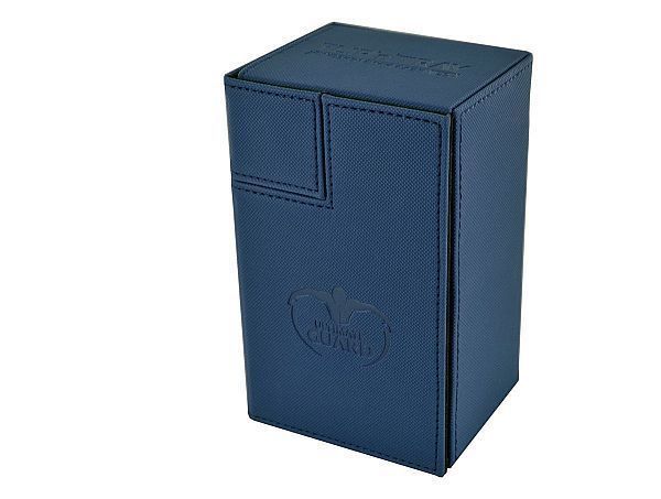 Ultimate Guard Flip n Tray Deck Case 80+ Standard Size XenoSkin Blue Deck Box