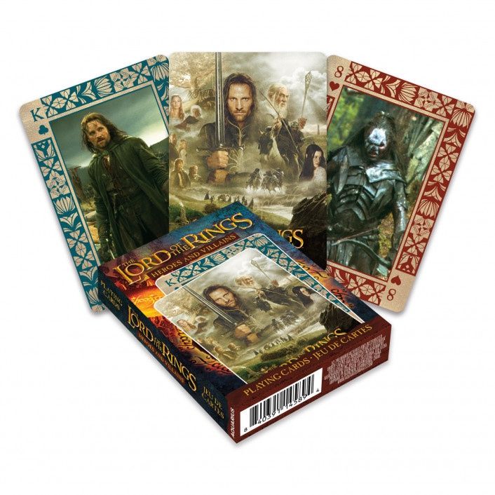 The Lord of the Rings - Heroes & Villains Playing Cards