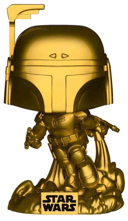 Star Wars - Jango Fett Gold Metallic (US Exclusive) Pop! Vinyl Figure