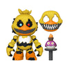 Five Nights at Freddys - Nightmare Chica & Toy Chica Snap Figure 2 Pack
