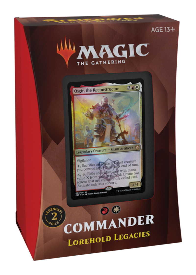 Magic: The Gathering - Strixhaven: School of Mages Lorehold Legacies Commander Deck