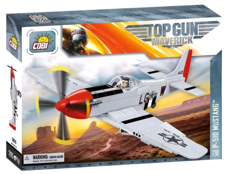 Top Gun - Mustang P-51D 1:35 scale 265 pieces Construction Set