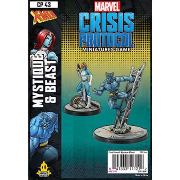 Marvel Crisis Protocol Miniatures Game Beast and Mystique