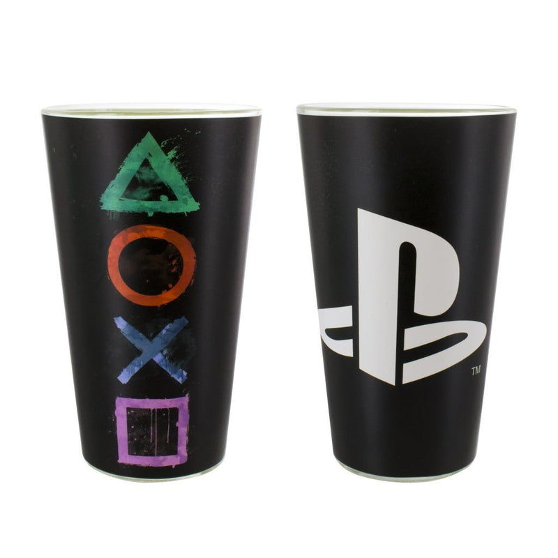 PlayStation - Black Drinking Glass
