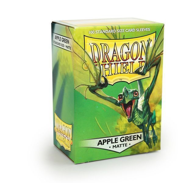 Dragon Shield: Apple Green Matte Sleeves 100 (Standard Size)