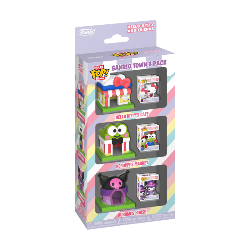 Sanrio - Sanrio Bitty Pop! Town 3 Pack