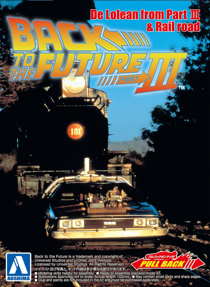 Back To The Future - Part III Timemachine 1/43 Pullback Model Kit