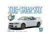 Nissan R34 Skyline GT-R 1/32 Snap Model Kit (White)