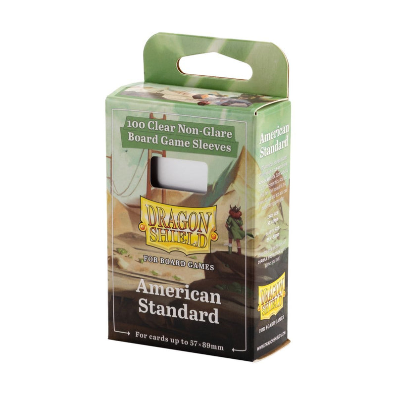 Dragon Shield: Board Game Sleeves - Clear/NonGlare – American Standard