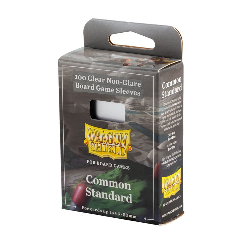 Dragon Shield: Board Game Sleeves - Clear/NonGlare – Common Standard