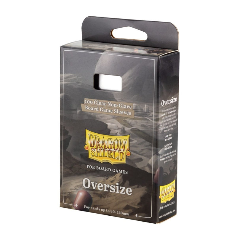 Dragon Shield: Board Game Sleeves - Clear/NonGlare – Oversize