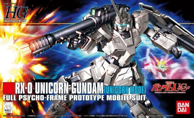 1/144 HGUC Rx-0 Unicorn Gundam (Unicorn Mode) Model Kit