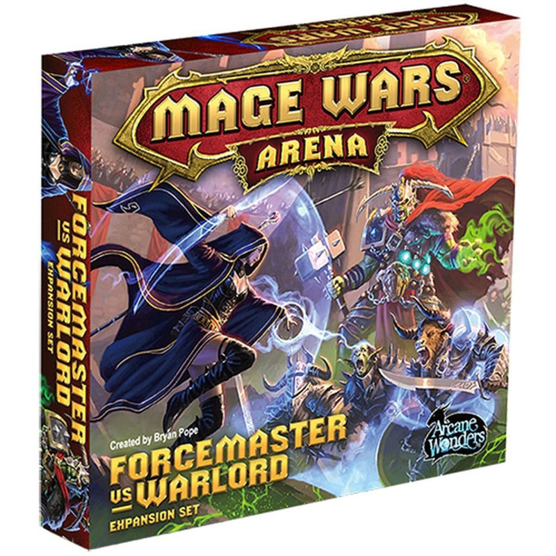 Mage Wars Arena Forcemaster vs Warlord