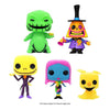 The Nightmare Before Christmas - Black Light (US Exclusive) Pop! 5 Pack 