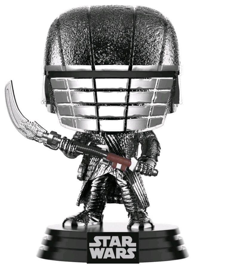 Star Wars: Rise of Skywalker - Knight of Ren Scythe Hematite Chrome Pop! Vinyl Figure
