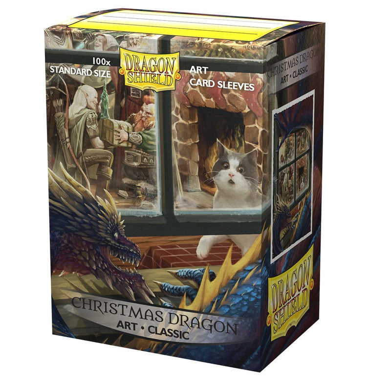 DS Sleeves (100) Christmas Dragon Classic Art Matte