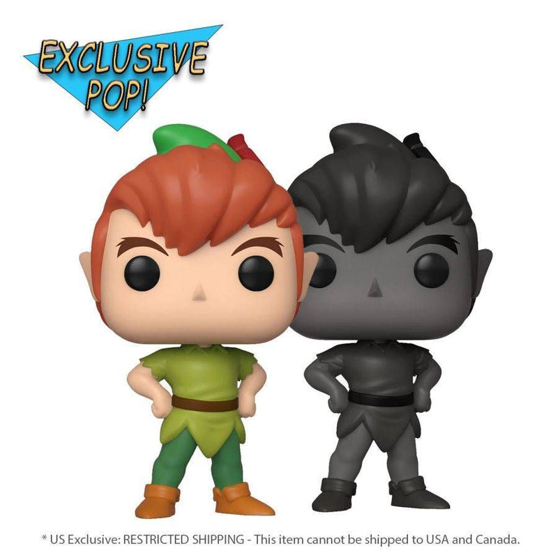 Peter Pan (1953) - Peter Pan & Shadow (US Exclusive) Pop! Vinyl Figure 2 Pack 