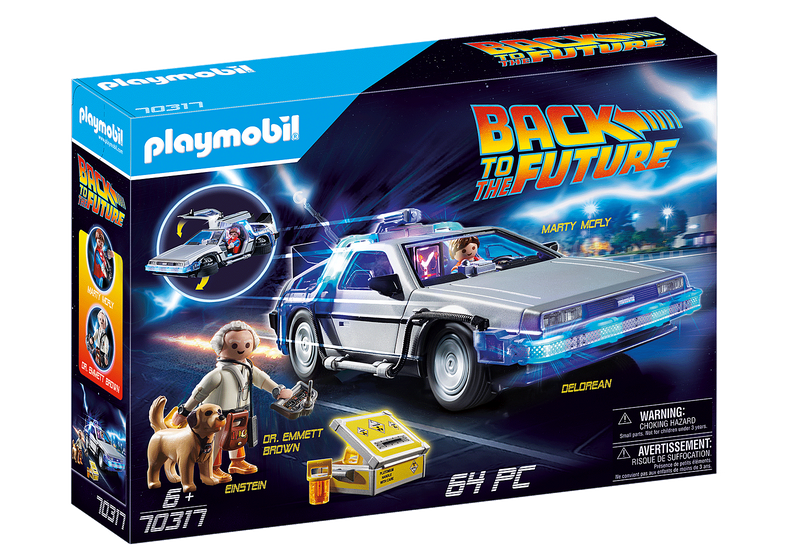 Back to the Future - Delorean Playmobil 64pc Set