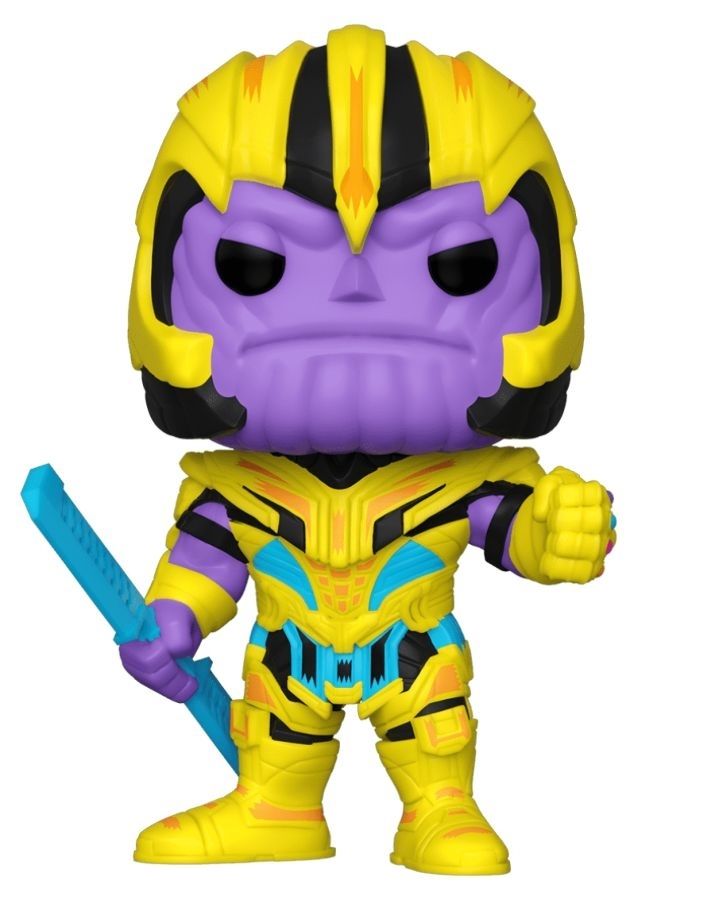 Marvel - Thanos Blacklight US Exclusive Pop! Vinyl Figure