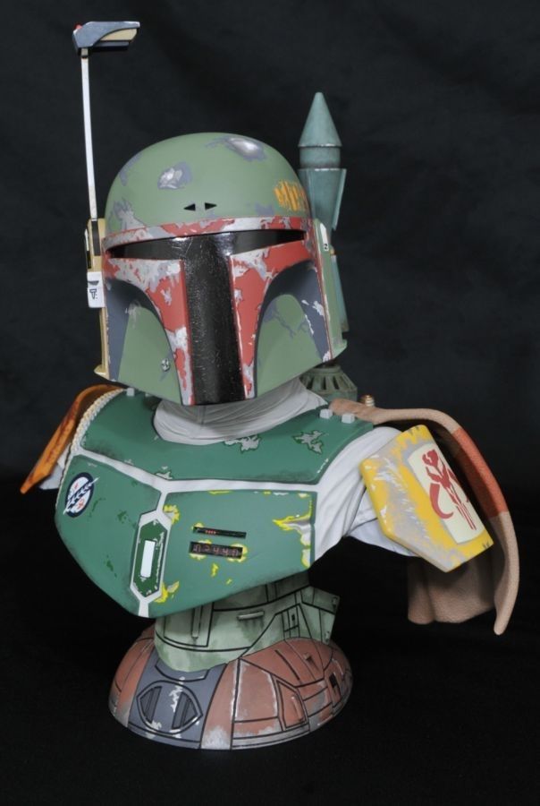 Star Wars - Boba Fett Episode V Empire Strikes Back Legends in 3D 1:2 Scale Bust