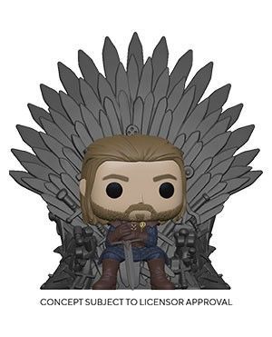 Game of Thrones - Ned Stark on Throne Pop! Deluxe Vinyl Figure