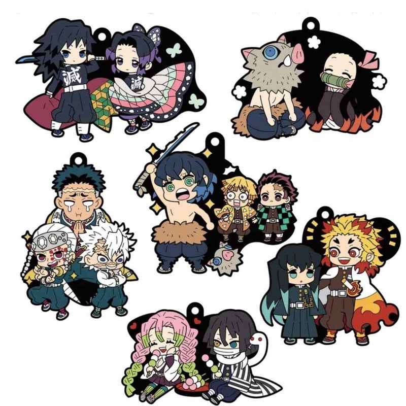 Demon Slayer - Buddy Colle Kimetsu no Yaiba Vol.2 Mystery Rubber Mascot Keychain
