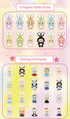 Baby Three: Macaron Rabbit Plush Series Blind Box (Single)